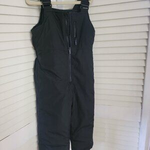 Old Navy Unisex Snow Bib Toddler Black Overalls - Size 3T